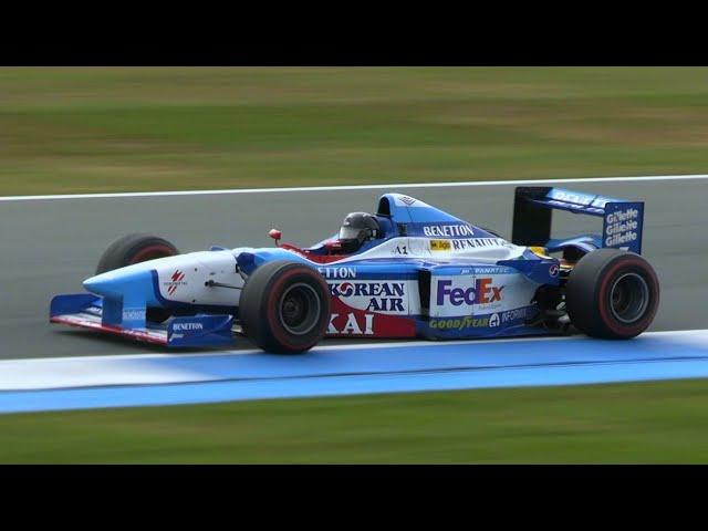 1997 Benneton B197 F1 - Deafening 750HP Judd V10 Sound! - JRD Assen 2024