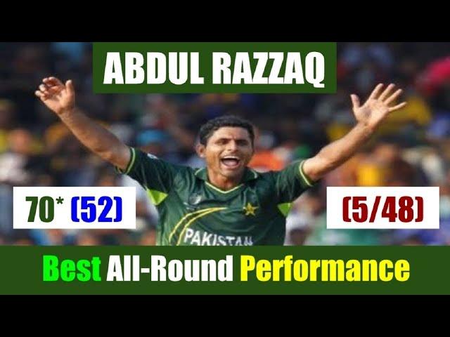 Abdul Razzaq | Power Show vs India | 70* Runs & 5 Wickets | ODI | 2000