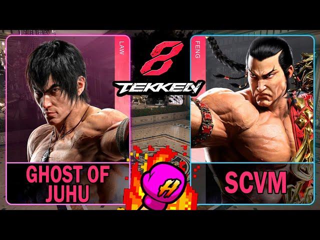 Tekken 8Ghost of Juhu (LAW) VS Scvm (FENG)4K 60ᶠᵖˢ#tekken8