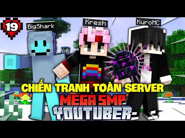 MINECRAFT Mega SMP Tập 19: Kresh Khơi Màu Chiến Tranh Toàn Server Vì Trứng Rồng Ender !!