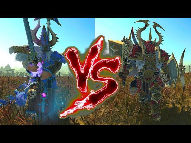 Aekold Helbrass VS Harald Hammerstorm. Total War Warhammer 3