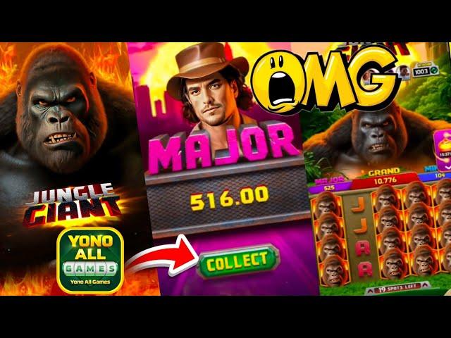 Yono Games  JUNGLE GIANT  New Slots Game Launch Today Yono Rummy New slots Mukesh Mindspace