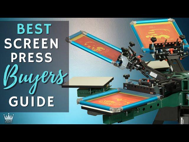 Which is the Best Screen printing Press for Beginners? - Screen press buyers guide - King Print