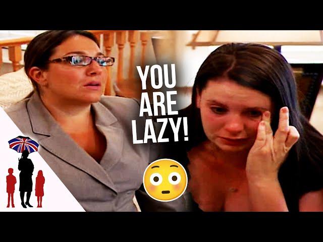 Supernanny accuses single mom of being lazy! | Supernanny USA