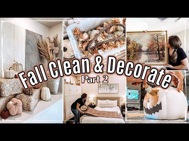 FALL CLEAN & DECORATE WITH ME 2023 {part 2} :: Fall Cleaning, Fall DIY & Decorating on a Budget