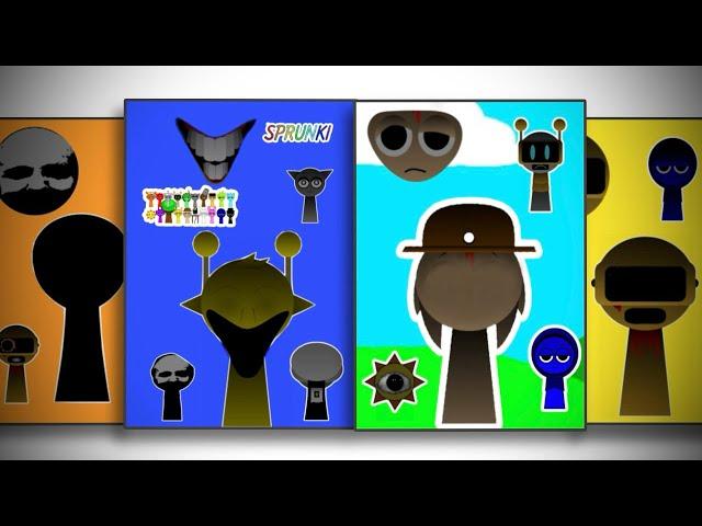 Incredibox Sprunki / Decorate with Sticker book Sprunki Horror Version: Simon, Tunner