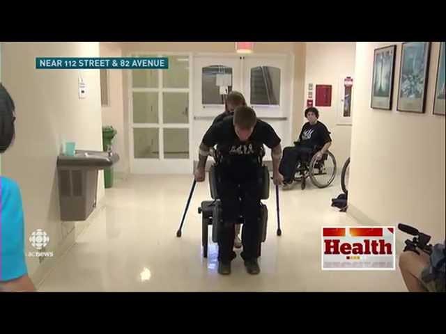 Paraplegic walks again