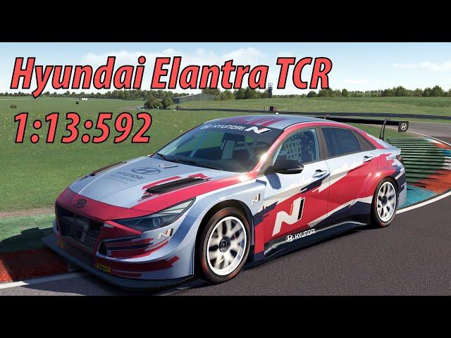 Hyundai Elantra N TCR 2024 - Thruxton 2021 1:13:592 - Assetto Corsa LFM + Setup