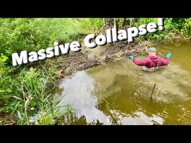 Chest Level Beaver Dam Collapse!