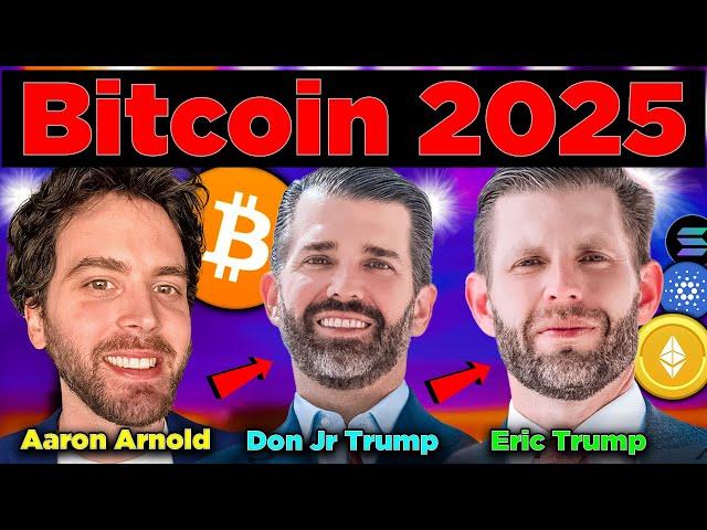 "Bitcoin to the moon!" Eric Trump & Donald Trump Jr FULL Bitcoin Vegas 2025 Panel