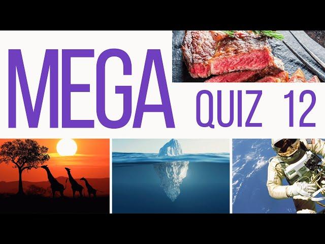 BEST ULTIMATE MEGA TRIVIA QUIZ GAME |  #12 | 100 General knowledge Questions and answers