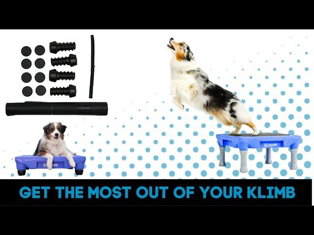 KLIMB Accessories and Uses | Get the Most out of Your KLIMB Dog Training Platform