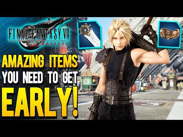 Final Fantasy 7 Rebirth - Amazing Items You Need to Get Early! (FF7 Rebirth Tips and Tricks)