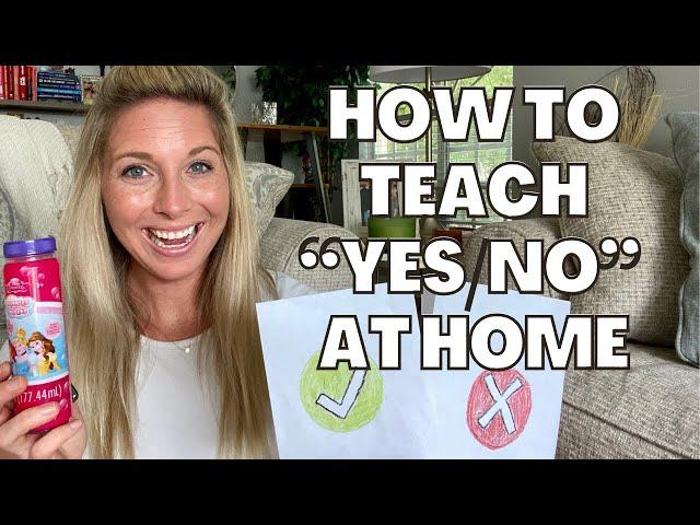 HOW TO TEACH TODDLERS TO ANSWER YES & NO QUESTIONS AT HOME: Receptive Language - The Speech Scoop