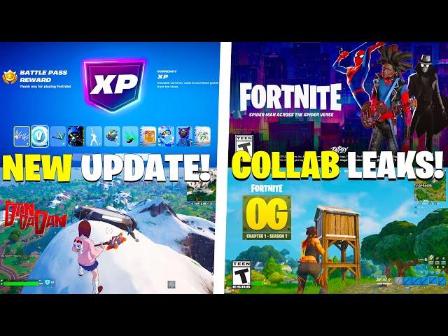 Fortnite NEWS UPDATE Today! (Collab LEAKS, XP Glitch, OG GAMEPLAY)