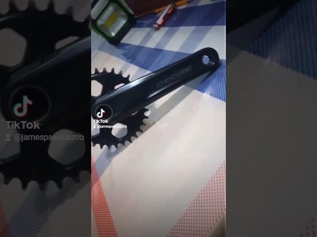 Shimano Doere M6100 Changing ChainRing 32T to 38T #shimano  #mtb