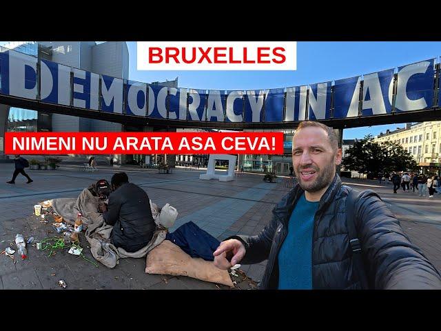 SOCAT in BRUXELLES: SINGUR in cel mai PERICULOS CARTIER | REALITATEA din STRADA