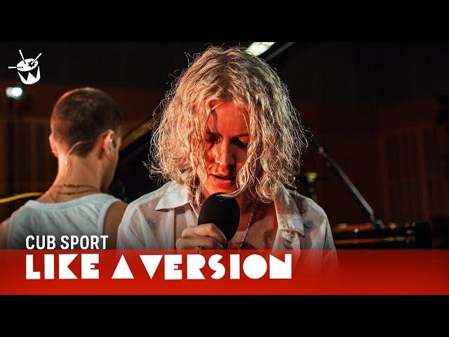 Cub Sport cover Billie Eilish 'when the party's over' for Like A Version