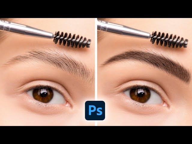 Flawless Eyebrows in Photoshop - Techniques for Realistic Fill and Shape Eyebrows