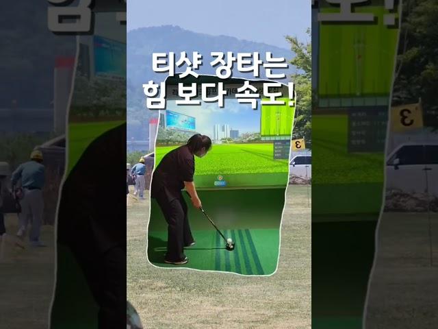 힘 보다는 스피드, 그래야 흔들림이 줄어요! #티샷 #파크골프 #파크골프스윙