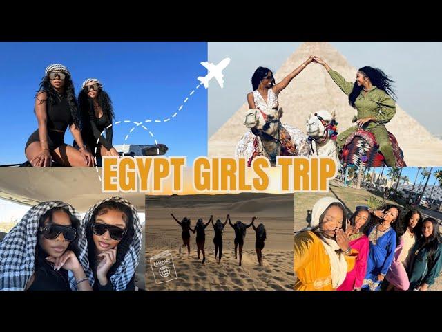 VLOG: EGYPT GIRLS TRIP, SIWA OASIS, CAMEL RIDING, CAIRO AND PYRAMID TOURS| TRAVEL VLOG