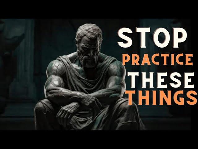 STOP practicing these 9 ANTI-STOIC HABITS in your life |Stoicism