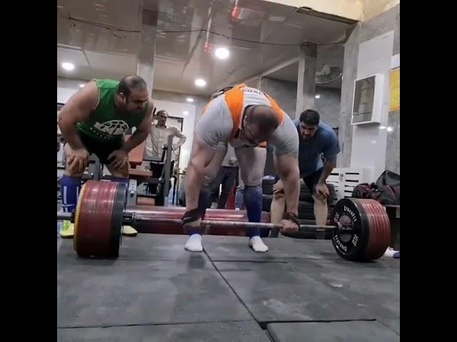 Peiman Maheri taking 455 kg 1,001 lbs  | Powerlifting motivation #shorts