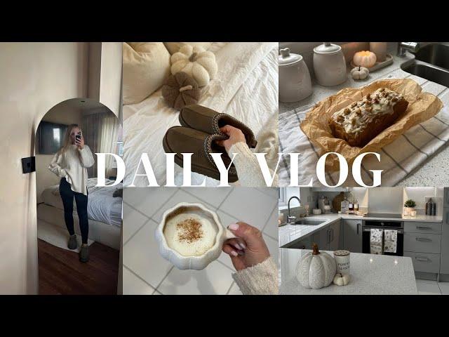 Cosy Autumn Vlog | day in the life, Autumn decor styling, baking & garden centre visits