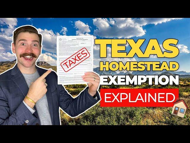 Texas Homestead Exemption [EXPLAINED] How to save money on Property Taxes in Texas