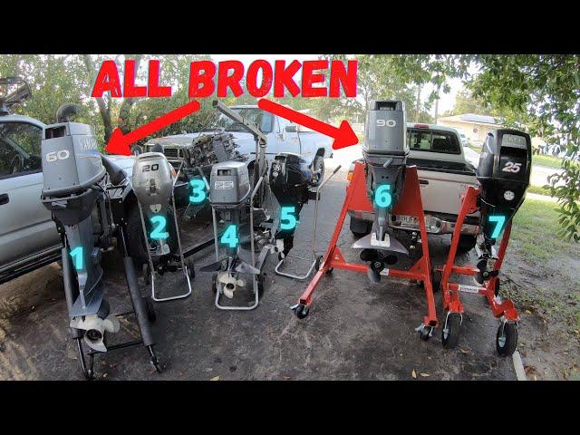 7  Outboards Vs. 1 Mechanic