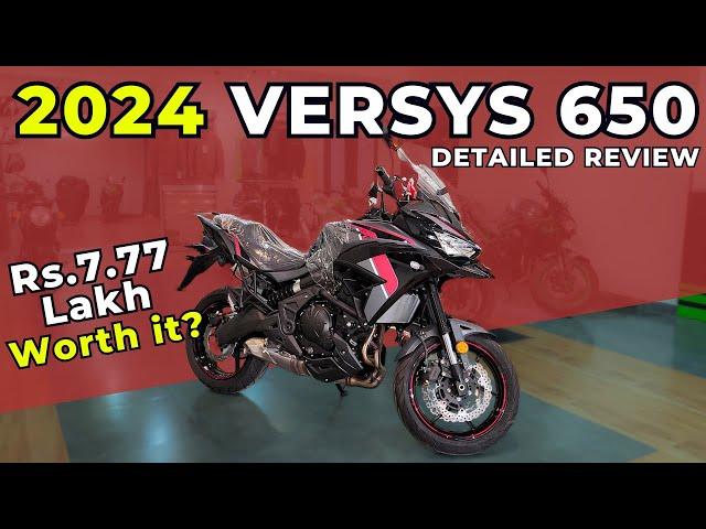 New 2024 Kawasaki Versys 650 - Walkaround Review | Better than Triumph Tiger  660? #versys650