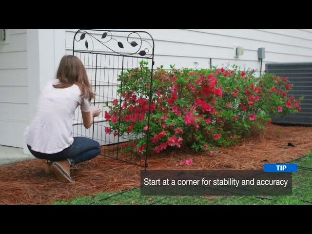 How to Install the No Dig Decorative Garden Fence