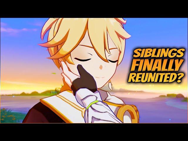 Lumine and Aether REUNION Scene | Genshin Impact 4.7 Archon Quest