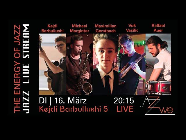 Kejdi Barbullushi Quintet LIVE at ZWE Jazz Club, Vienna - JAZZ LIVE STREAM - Jazz Guitar Quintet