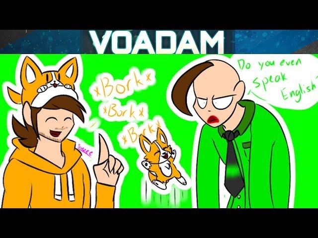 Baldi vs VOAdam Round 2 (Baldi's Basics Comic Dubs) With Bully and Player!