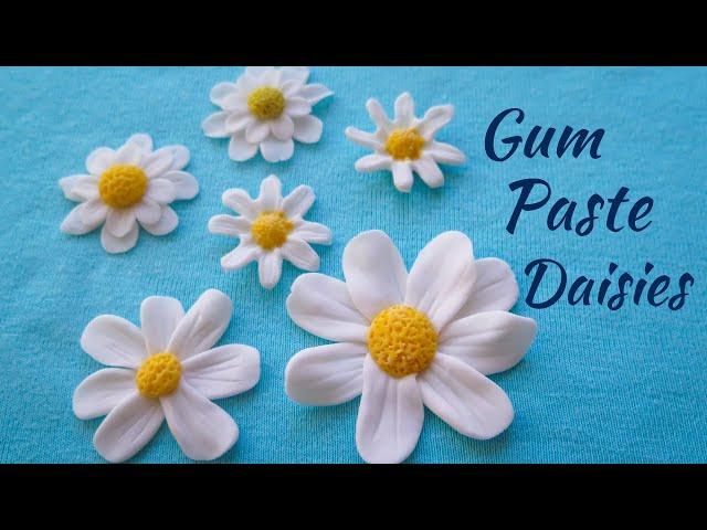 How to make gumpaste daisies - Sugar flowers