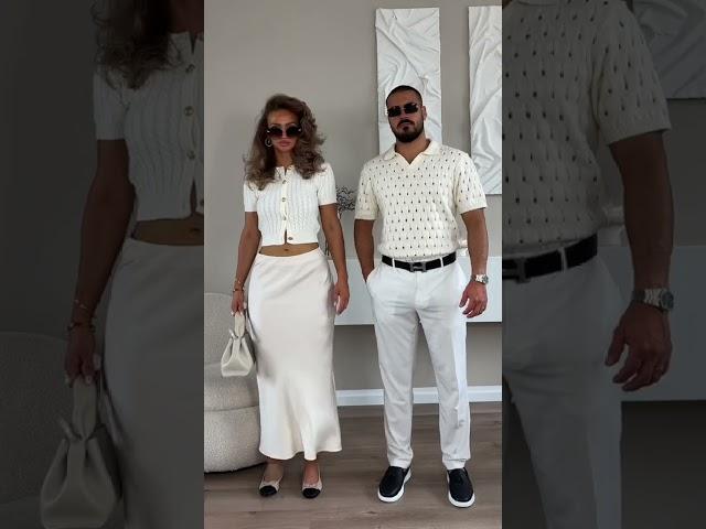 Guess who picked which outfits ? #couple#couplegoals#couplefashion #outfitideas#short#short#jey__mar