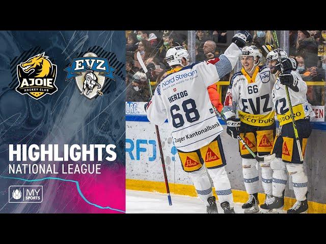 Ajoie vs. Zug 3:6 – Highlights National League