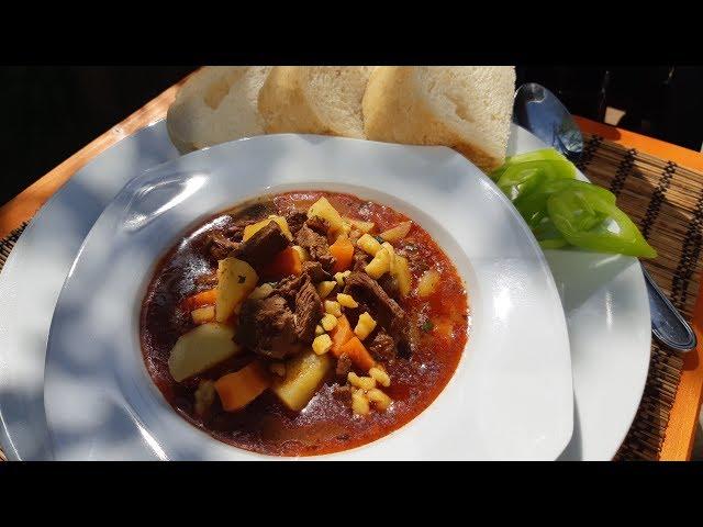 Original Hungarian Cauldron Goulash Soup / Szoky´s kitchen/