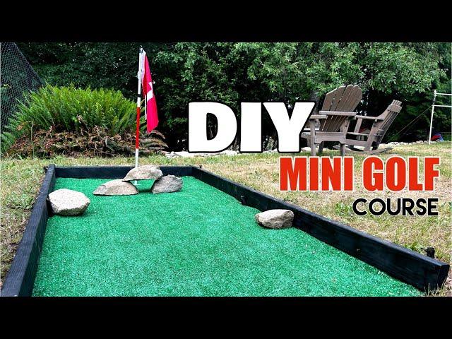 DIY Mini Golf Course // Putt Putt