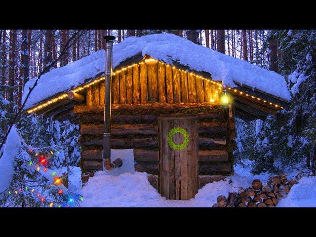 Off-Grid Christmas at the Cabin! Surviving Winter in a Log Cabin