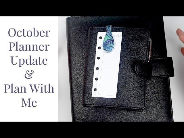 October Planner Update and Plan With Me | Kendra Bork