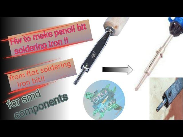 How to make cheap Soldering iron tips||Micro soldering iron bit| Homemade soldering iron.