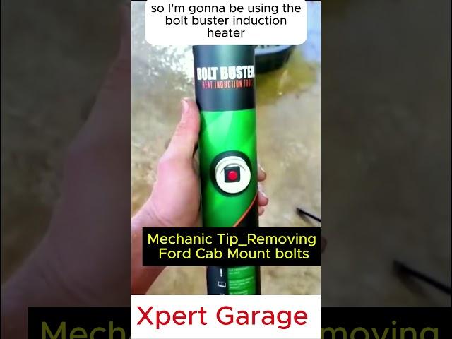 Mechanic Tip Removing Ford Cab Mount Bolts#automotive #Mechanic #tip #foryou#autoxpert #Xpert Garage