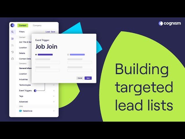 Cognism for marketers | Building targeted lead lists in 15 minutes or less