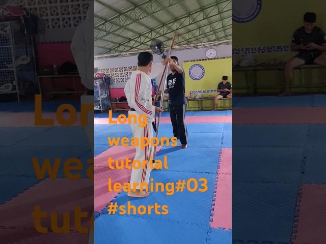 Long weapons tutorial learning#shorts