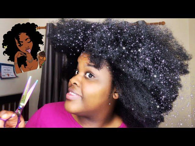 How to TRIM Natural Hair At Home |   STOP BREAKAGE, KNOTS & SPLIT ENDS in their paths!!!!