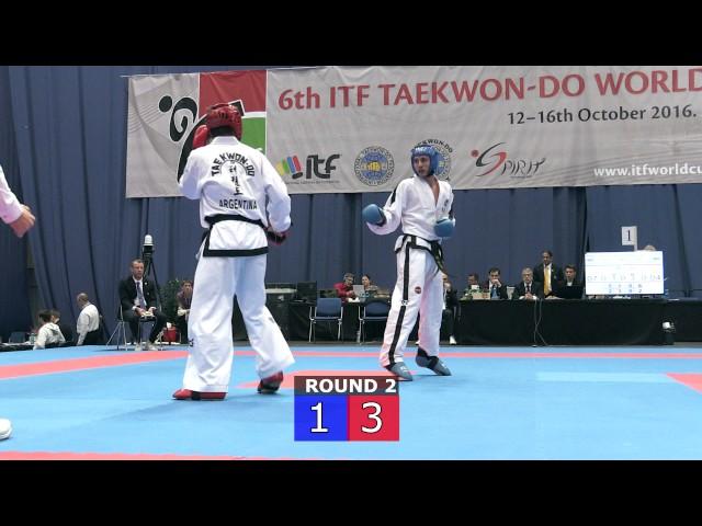 Sparring Senior Male  -85kg Final - ITF World Cup 2016 - Budapest