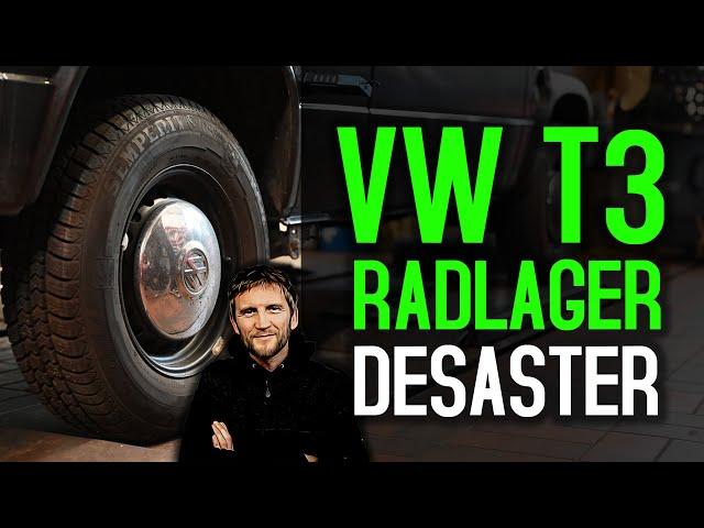 VW T3 Radlager tauschen und die Kupplungsgeberzylinder Katastrophe.