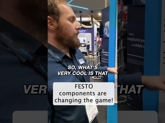 You've NEVER Seen Servos & Steppers Work Together Like This! | FESTO Innovation Demo at #AATF2025